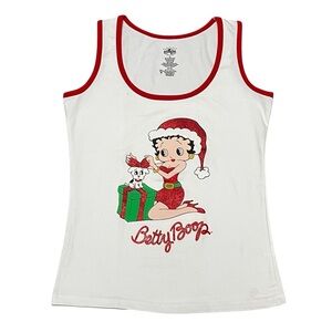 Betty Boop Christmas Sleeveless Shirt Size Medium Universal Studios Retro